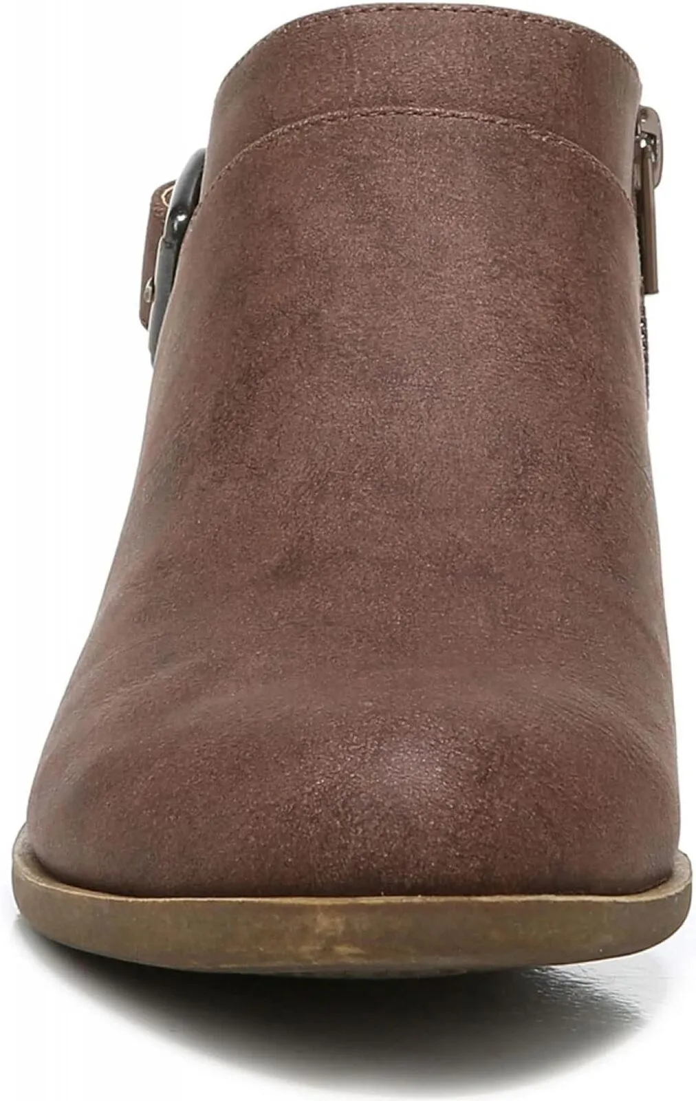 Lifestride Womens Alexi Ankle Boots H7962S1 Dark Tan Brown 9M