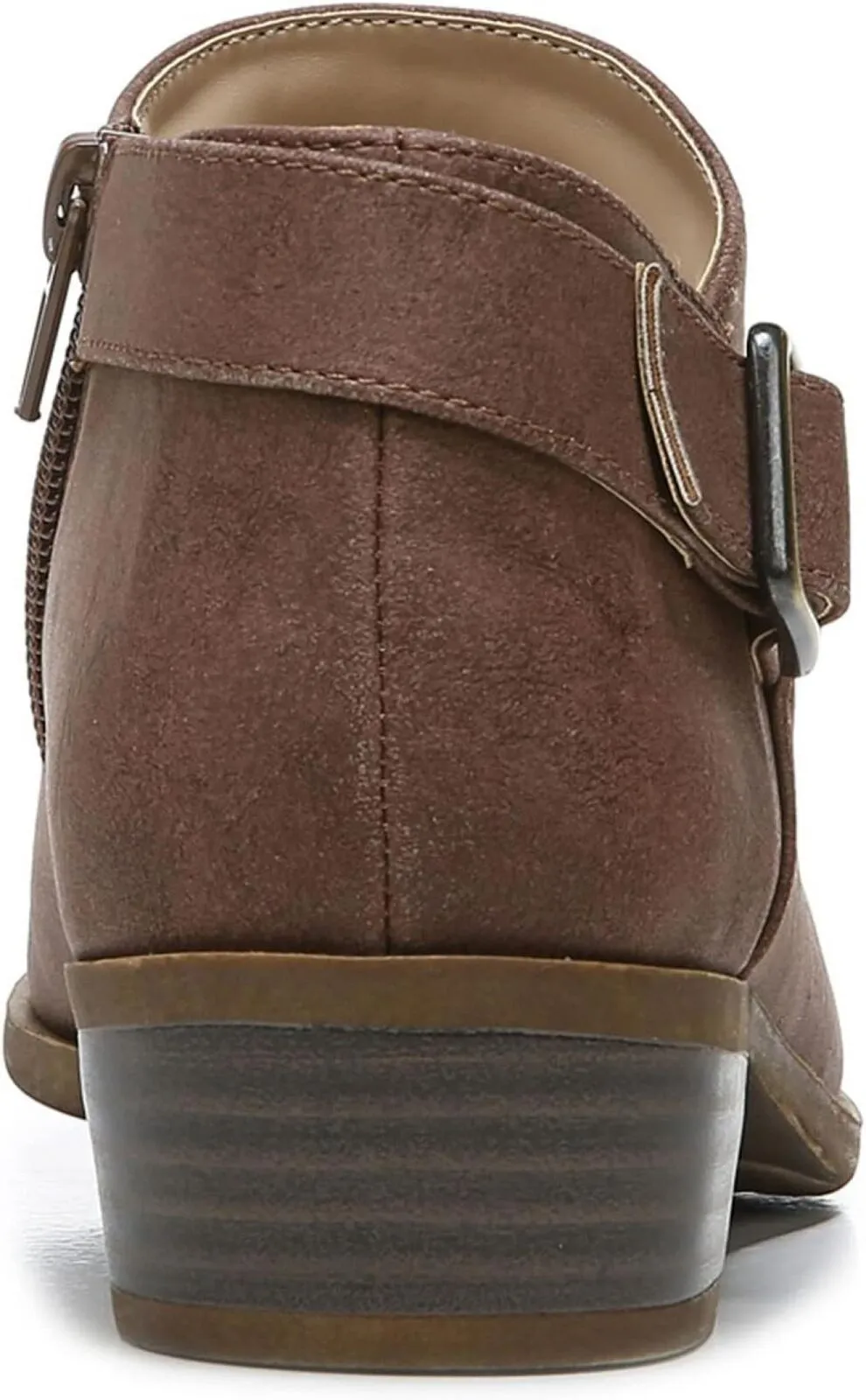 Lifestride Womens Alexi Ankle Boots H7962S1 Dark Tan Brown 9M
