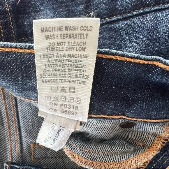 Lucky Brand Charlie Straight Women's Blue Jeans Size 4/27