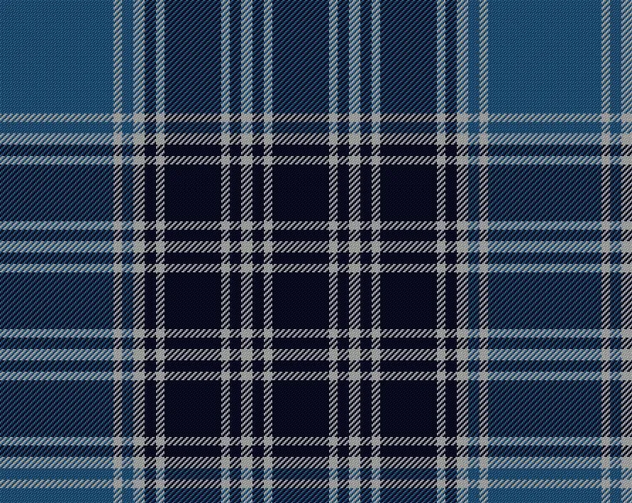 MacDonald Lord of the Isles Blue Modern Casual 4 Yard Kilt