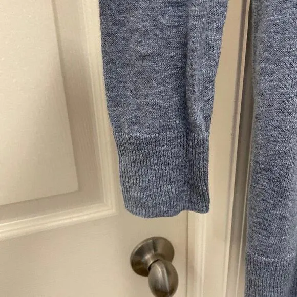 MADEWELL -  Cozy Warm Flowy Cardigan Sweater Light Blue - XSmall