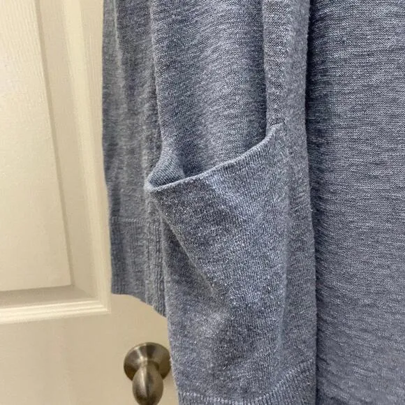 MADEWELL -  Cozy Warm Flowy Cardigan Sweater Light Blue - XSmall