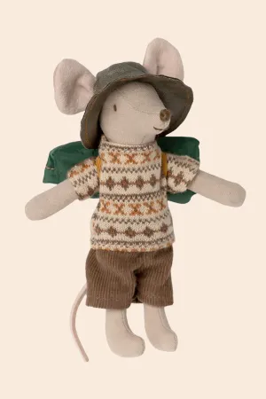 Maileg - Hiker Mouse Big Brother with Winter Clothes