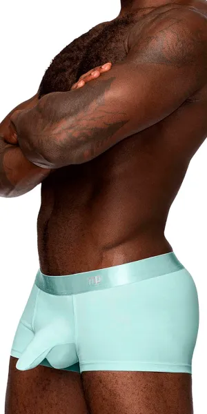 Male Power 129-281 Easy Breezy Mini Short With Sleeve Aqua