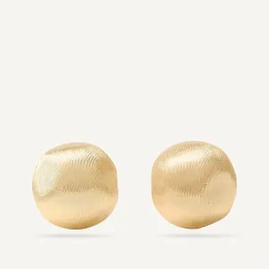 Marco Bicego Africa 18k Yellow Gold Small Round Stud Earrings