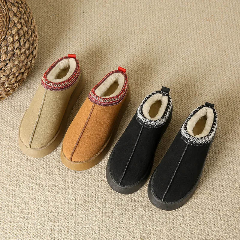 Melissa – Fluffy Women's Slippers with Thick Sole