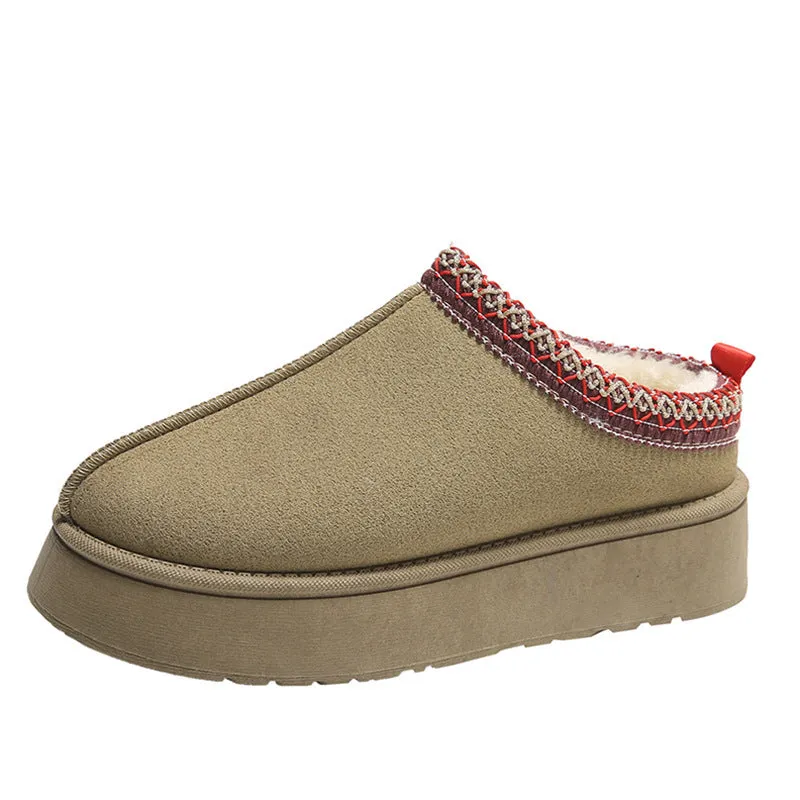 Melissa – Fluffy Women's Slippers with Thick Sole