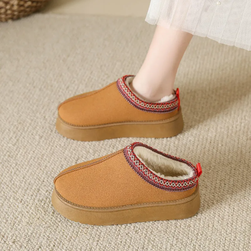 Melissa – Fluffy Women's Slippers with Thick Sole