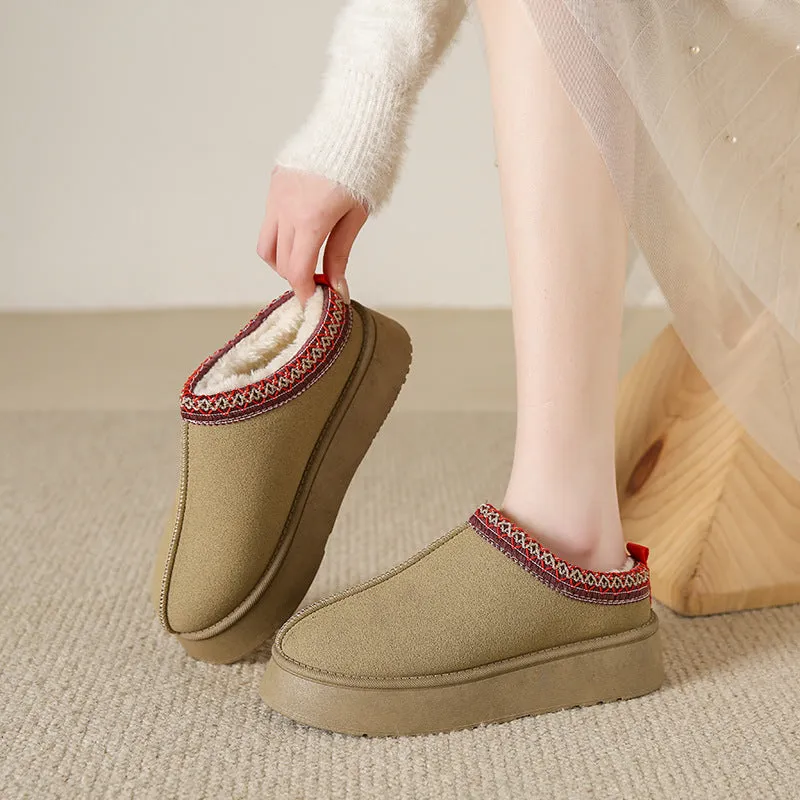 Melissa – Fluffy Women's Slippers with Thick Sole