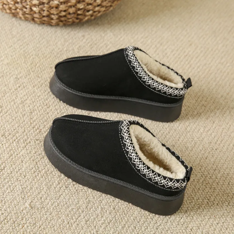 Melissa – Fluffy Women's Slippers with Thick Sole
