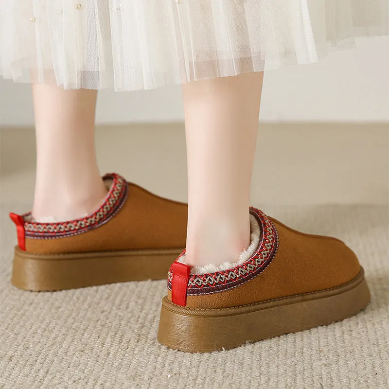 Melissa – Fluffy Women's Slippers with Thick Sole