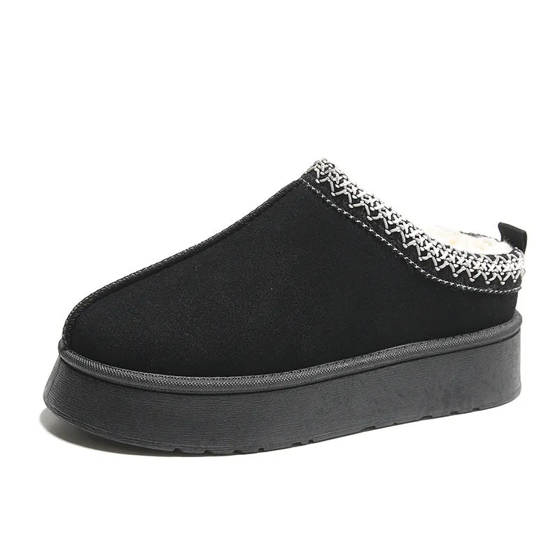 Melissa – Fluffy Women's Slippers with Thick Sole
