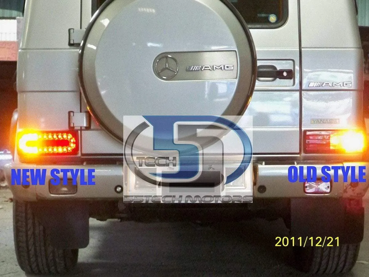 Mercedes Benz W463 G-Class 2010 Style LED Tail Lights covers ( LED)