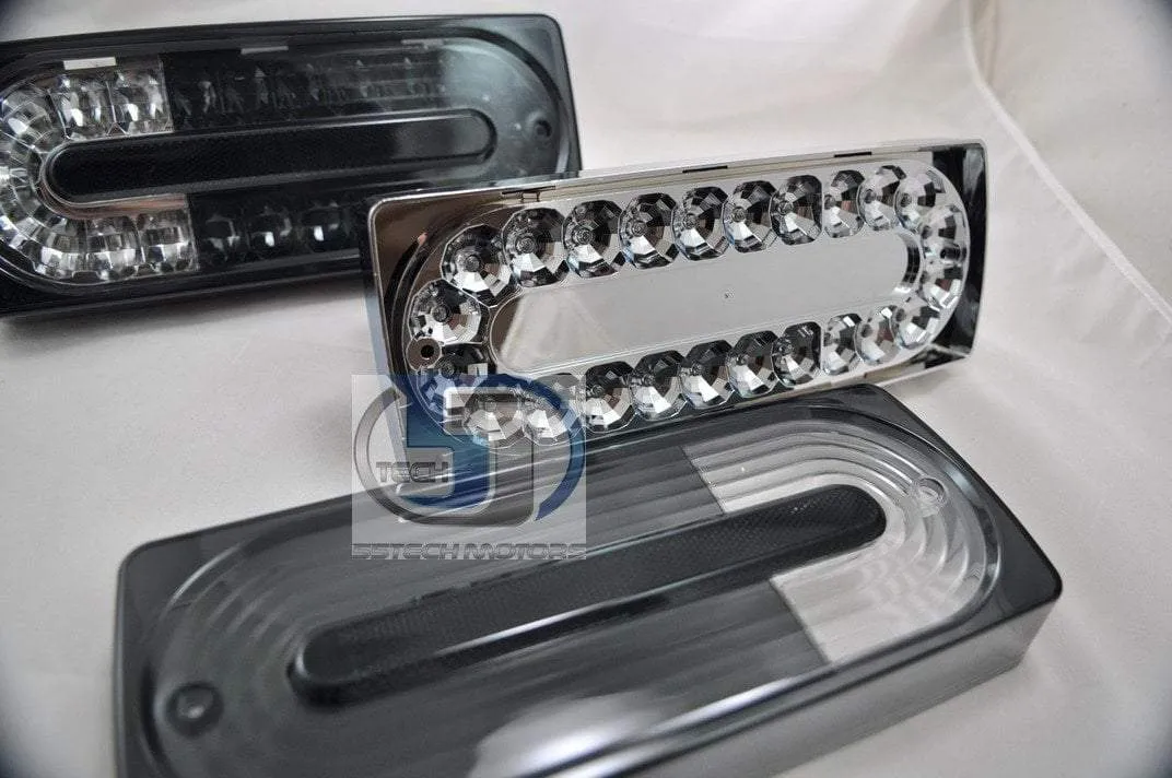 Mercedes Benz W463 G-Class 2010 Style LED Tail Lights covers ( LED)
