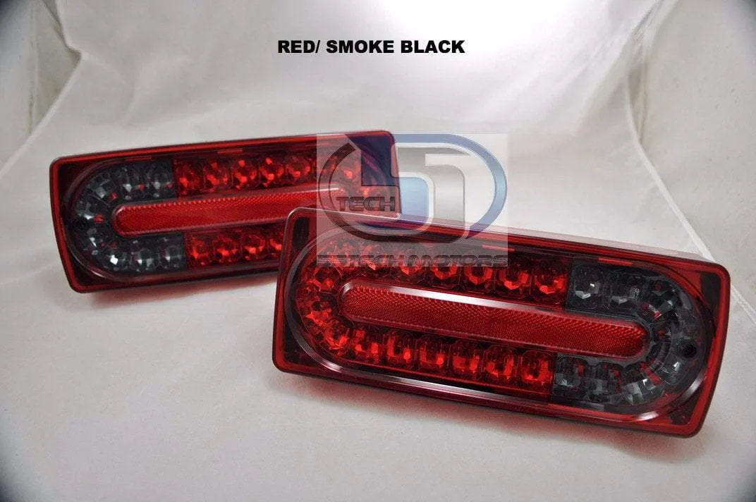 Mercedes Benz W463 G-Class 2010 Style LED Tail Lights covers ( LED)