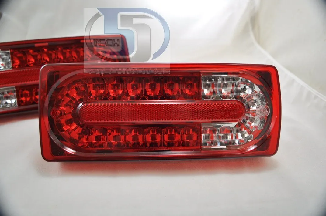 Mercedes Benz W463 G-Class 2010 Style LED Tail Lights covers ( LED)