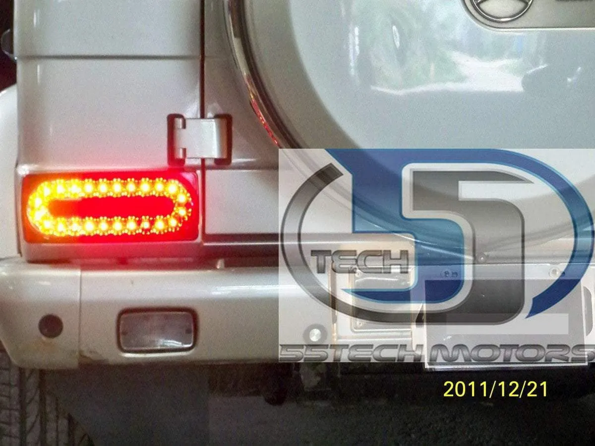 Mercedes Benz W463 G-Class 2010 Style LED Tail Lights covers ( LED)
