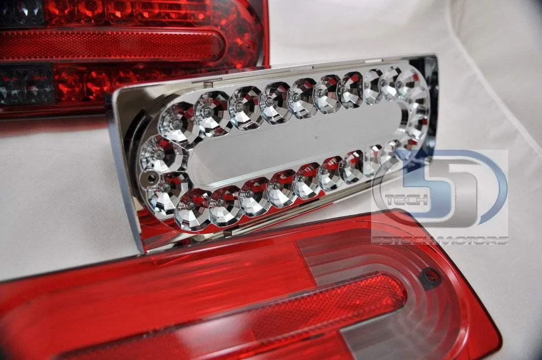 Mercedes Benz W463 G-Class 2010 Style LED Tail Lights covers ( LED)