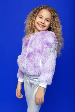 Mia New York-Shag Jacket Purple