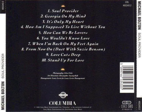 Michael Bolton: Soul Provider (CD, Album)