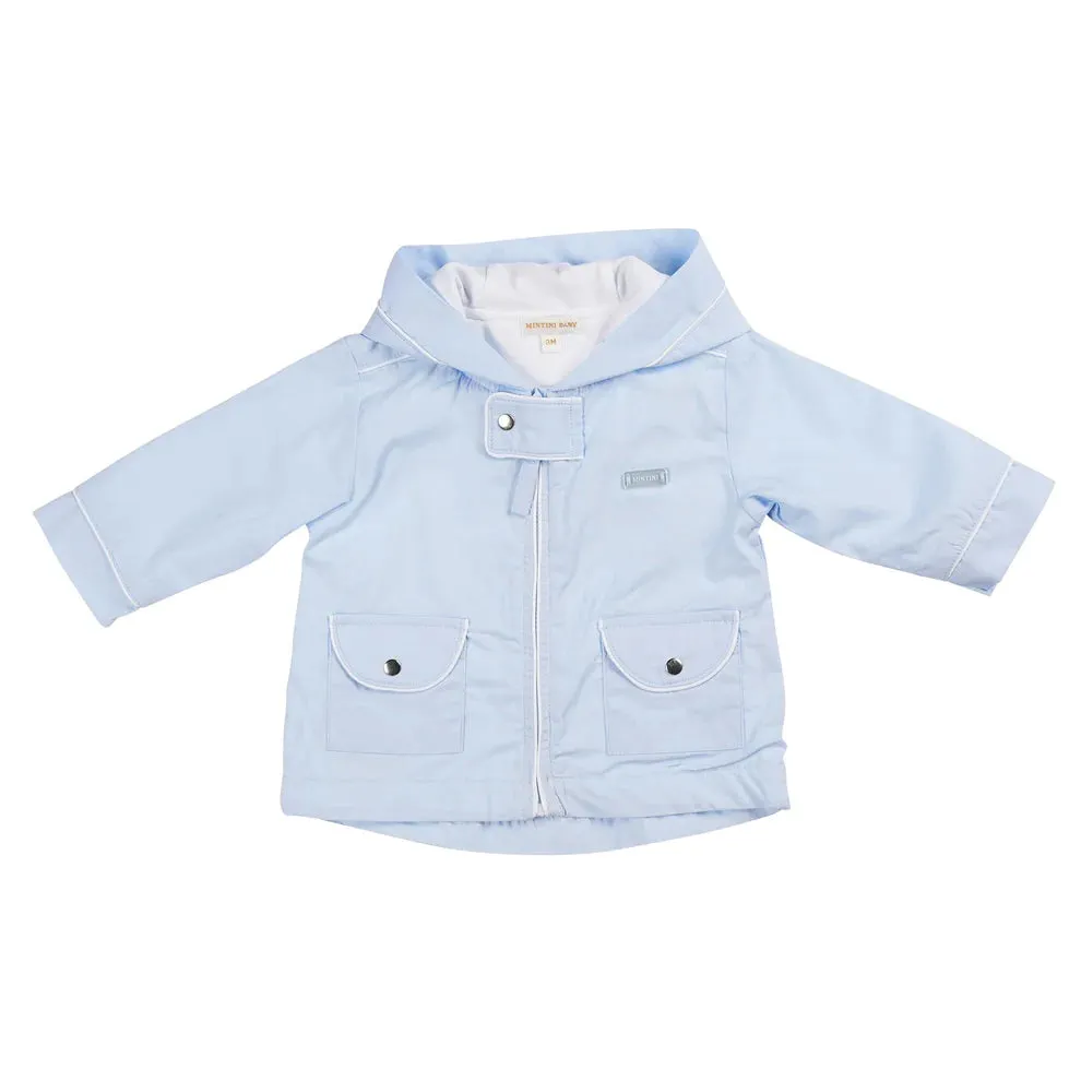 Mintini Boys Hooded Jacket - Blue
