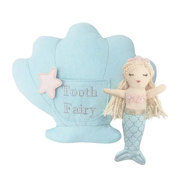 MON AMI - MIMI MERMAID TOOTH FAIRY PILLOW & DOLL SET