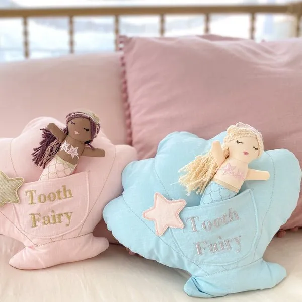 MON AMI - MIMI MERMAID TOOTH FAIRY PILLOW & DOLL SET