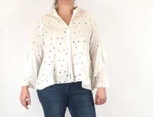 Morrison breezy white shirt size 4, best fits size 14