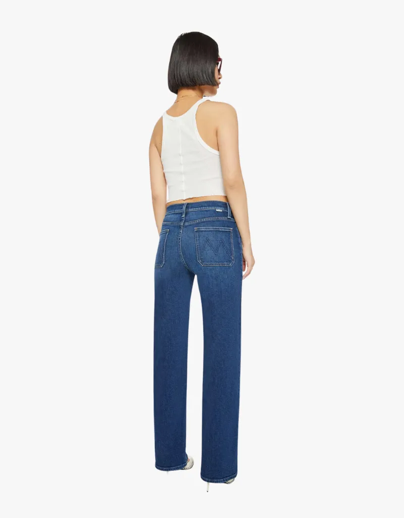 Mother The Lil' Patch Pocket Rambler Zip Sneak Jeans in These Boots Are Made For Walking