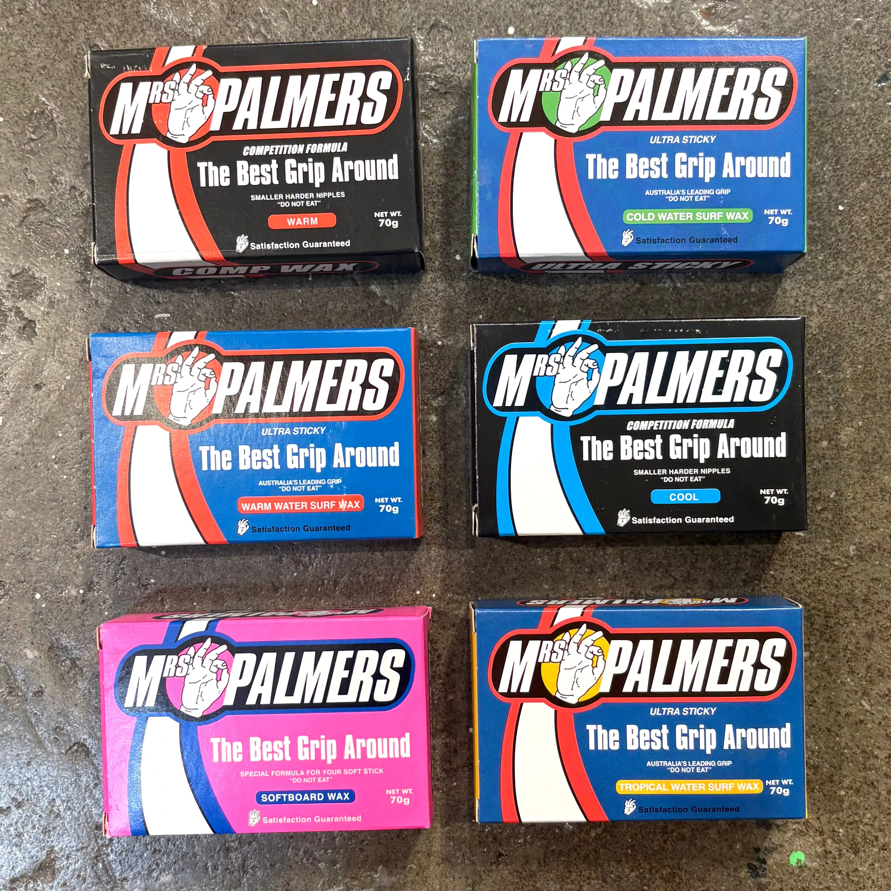 MRS PALMERS   WARM WATER SURF WAX
