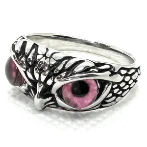Mystical Pink Owl's Gaze Ring (#544Pink)