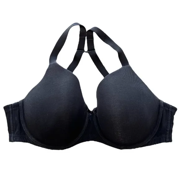 Natural Comfort Lightly Lined Full Coverage Black Underwire Bra Ambrielle 42D