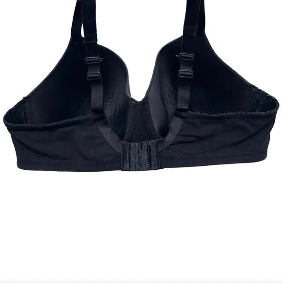 Natural Comfort Lightly Lined Full Coverage Black Underwire Bra Ambrielle 42D