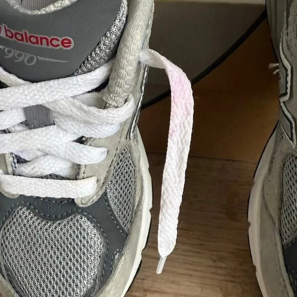 New Balance 990 Grey/White Toddler Sneakers- SZ 13 C