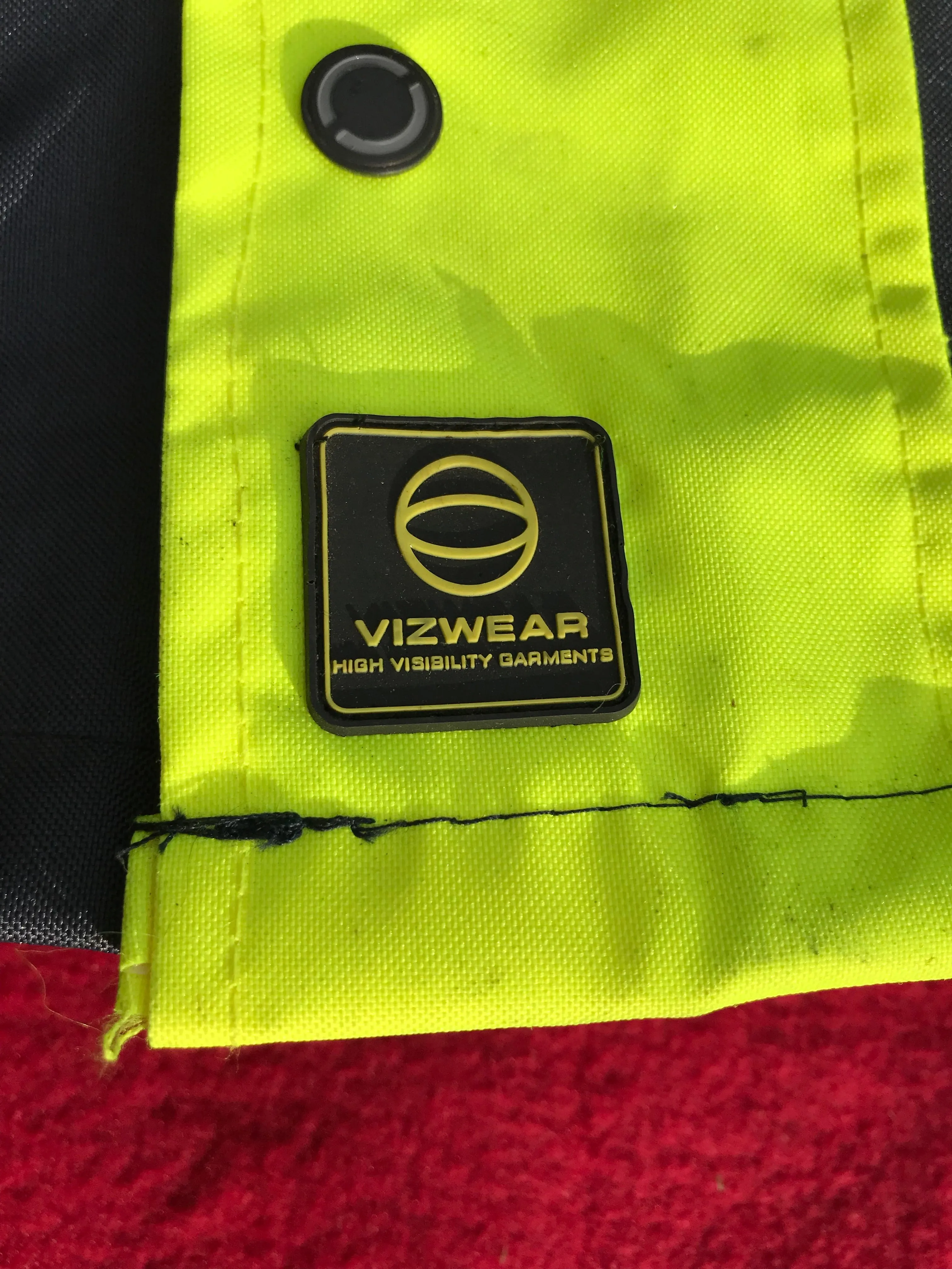 New vizwear hi vis waterproof coat size 2xl FREE POSTAGE