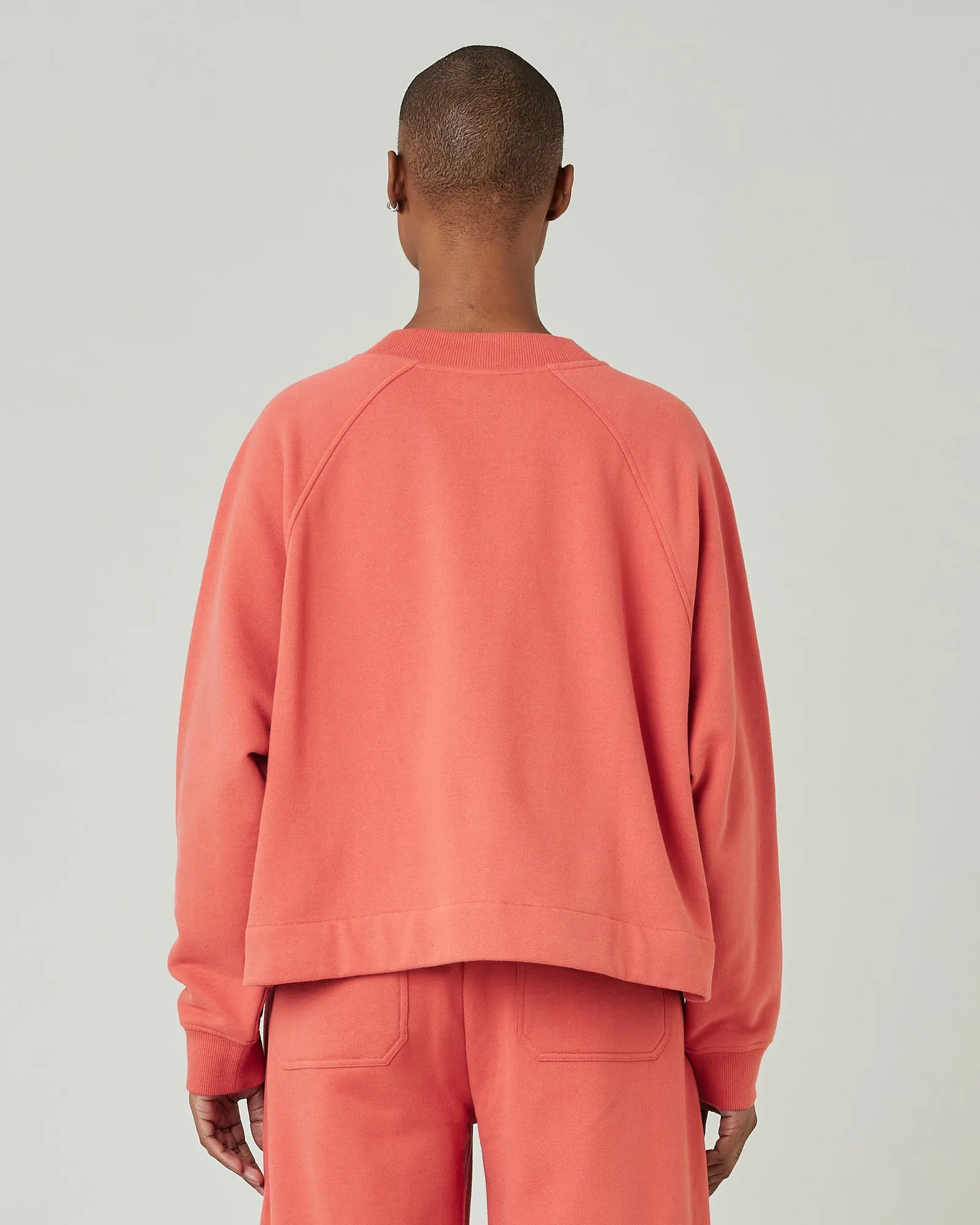 Noa Warm Terracotta Organic Cotton Jumper