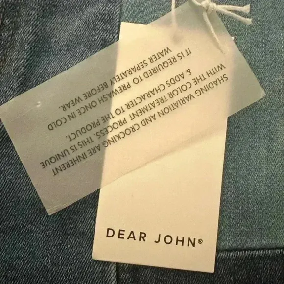 NWT Dear John Women's Patchwork Denim Shorts