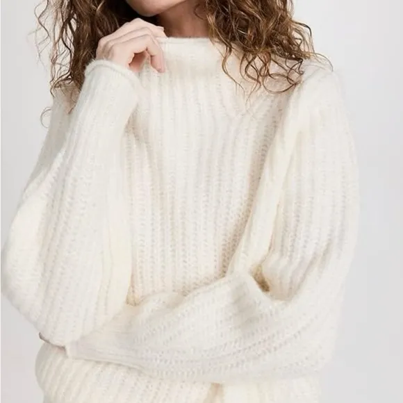 NWT Madewell Loretto Mockneck Pullover Sweater
