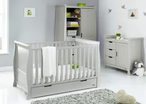 Obaby Stamford Classic 3 Piece Room Set - Warm Grey