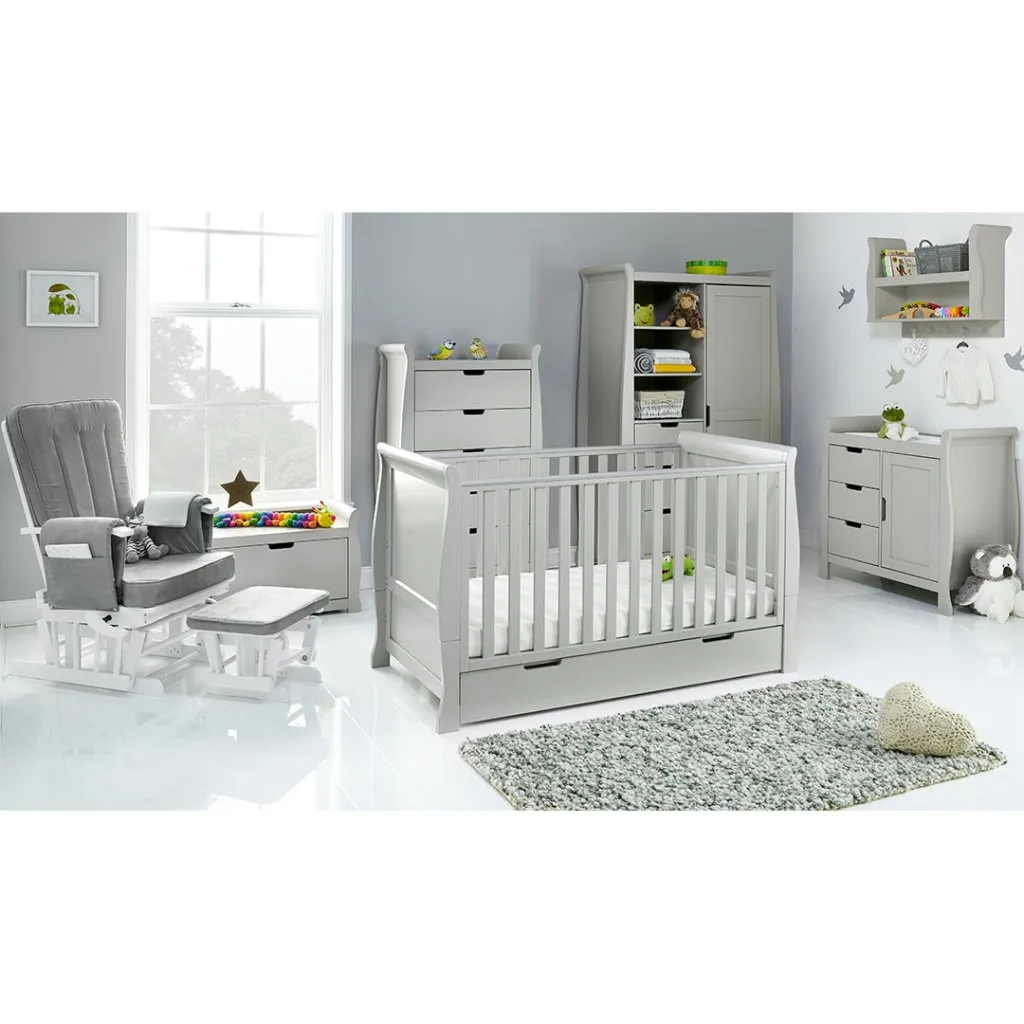 OBABY Stamford Classic 7 Piece Room Set - Warm Grey
