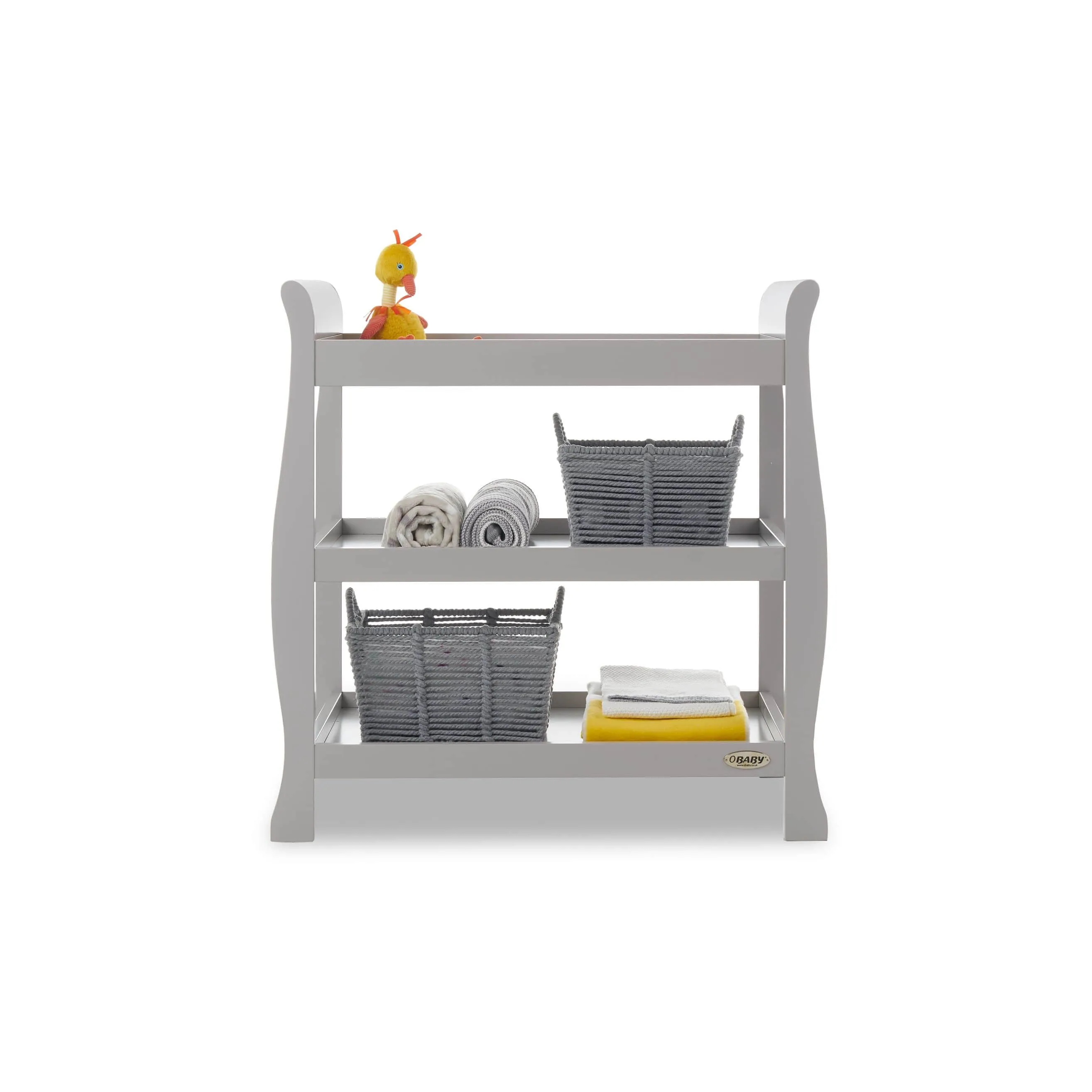 Obaby Stamford Open Changing Unit - Warm Grey