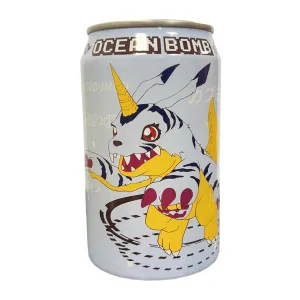 Ocean Bomb Digimon Blueberry Flavour 330ml ~ 海洋深层气泡水 数码宝贝 蓝莓味 330ml