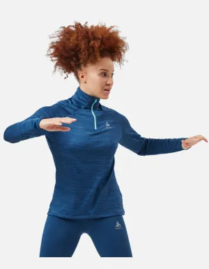 Odlo W Half-Zip Long-Sleeve Mid Layer Top Warm