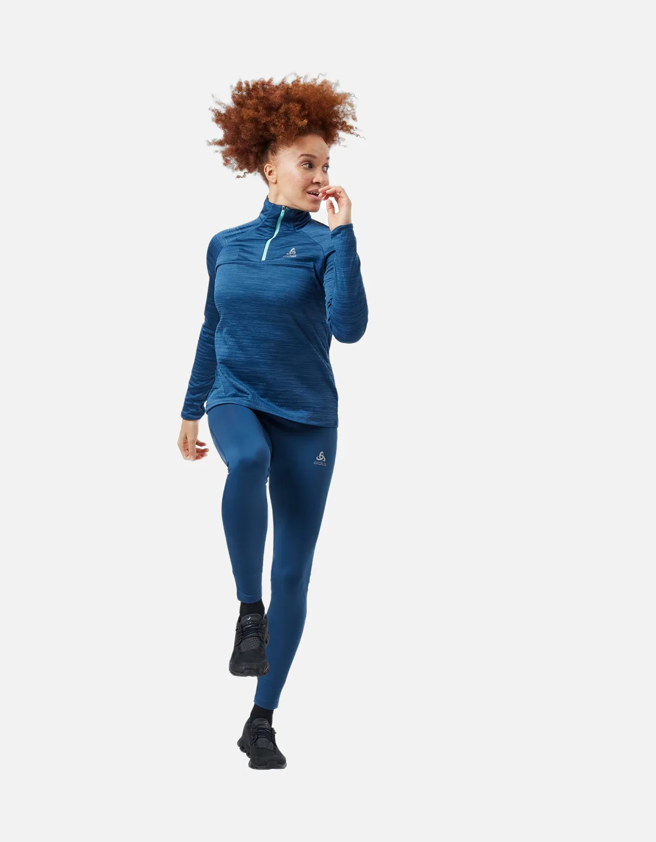 Odlo W Half-Zip Long-Sleeve Mid Layer Top Warm