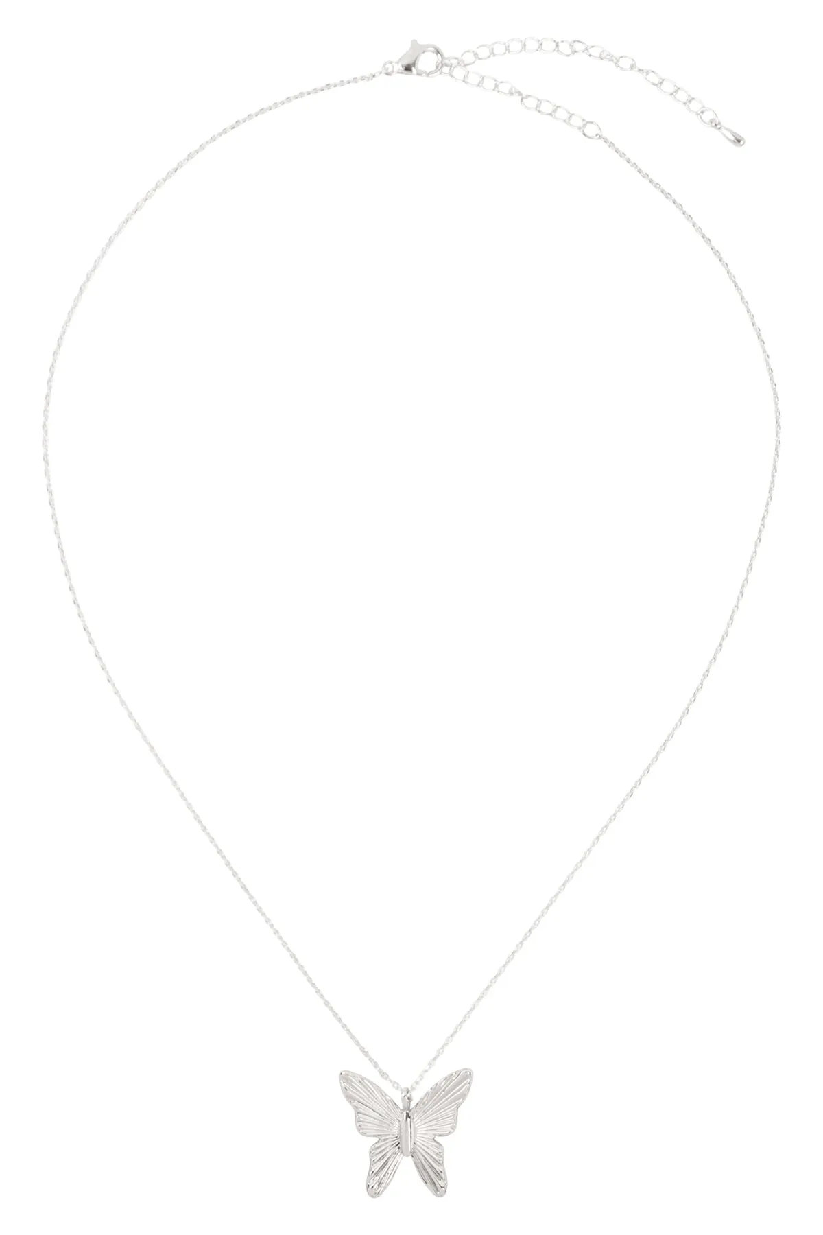 ONB041 - BUTTERFLY CAST PENDANT NECKLACE