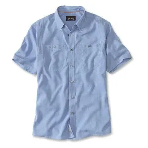 Orvis Tech Chambray Short Sleeved Work Shirt
