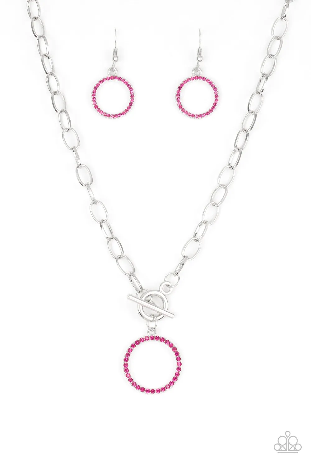 Paparazzi All In Favor Necklace Pink