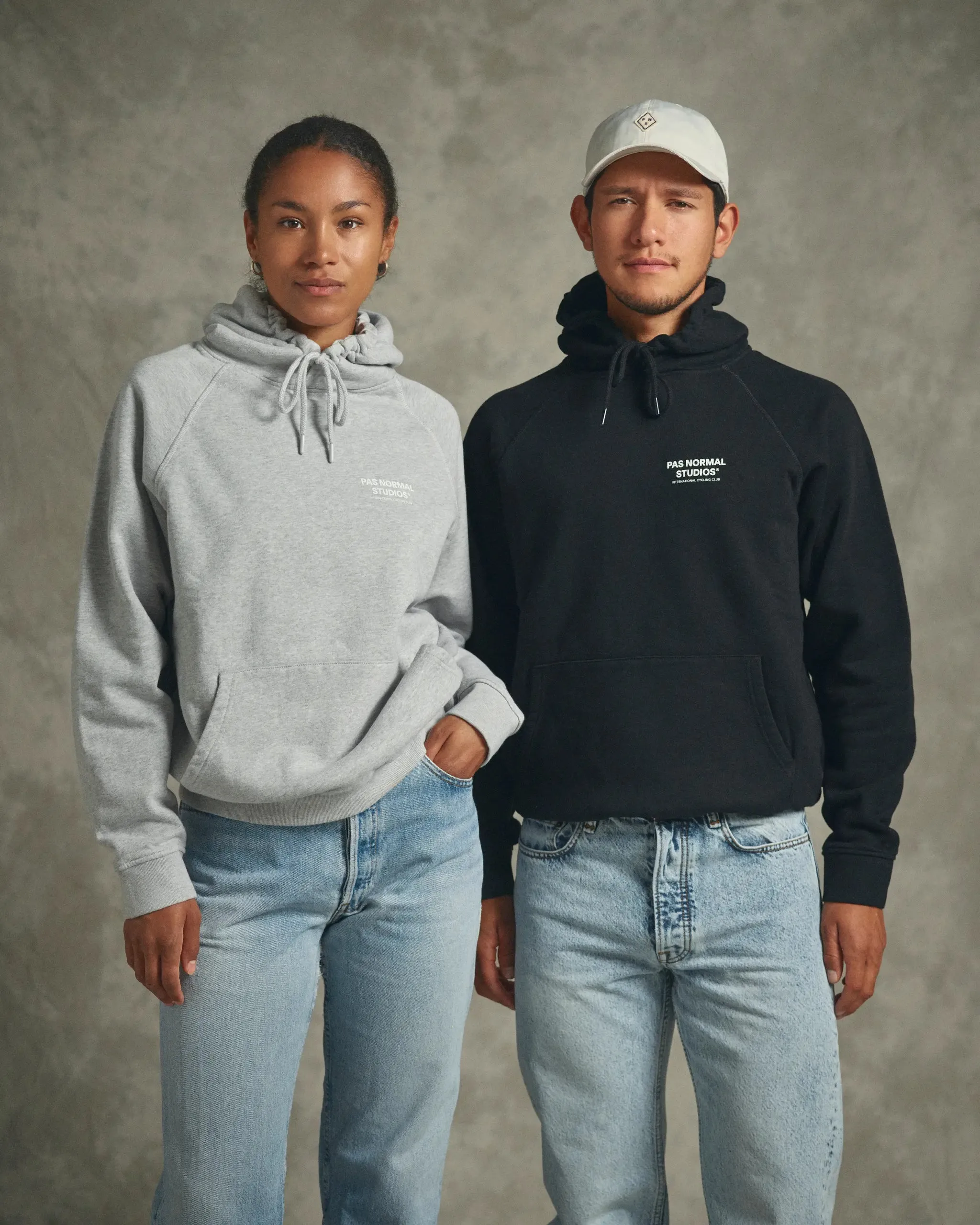 PAS NORMAL STUDIOS Off-Race PNS Hoodie Grey
