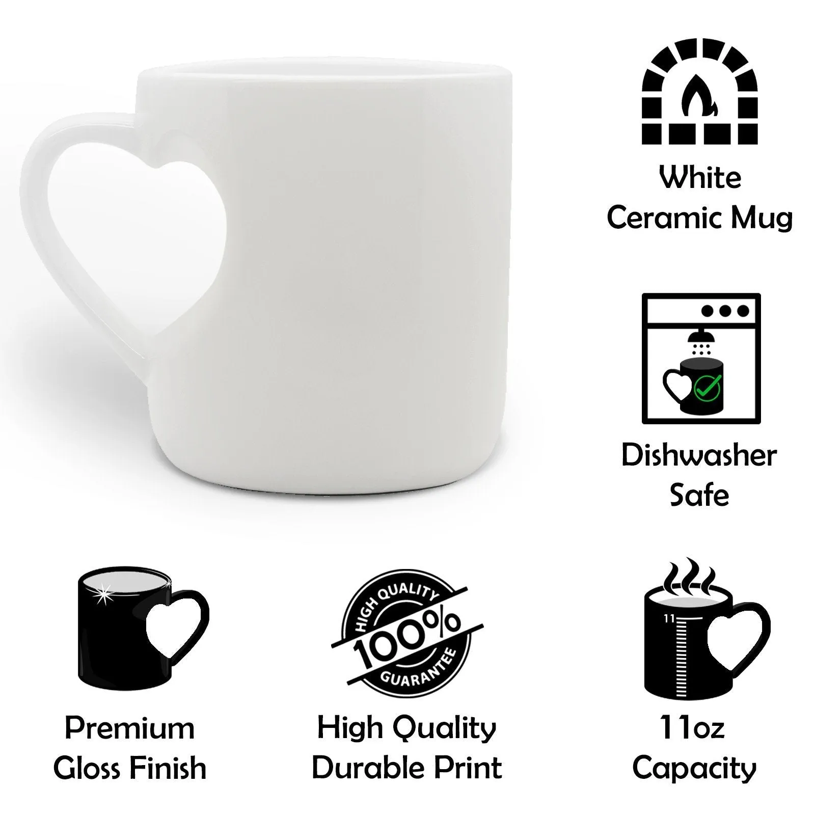 Personalised Mug with Stylish Text and Ginger Goat & Red Flowers