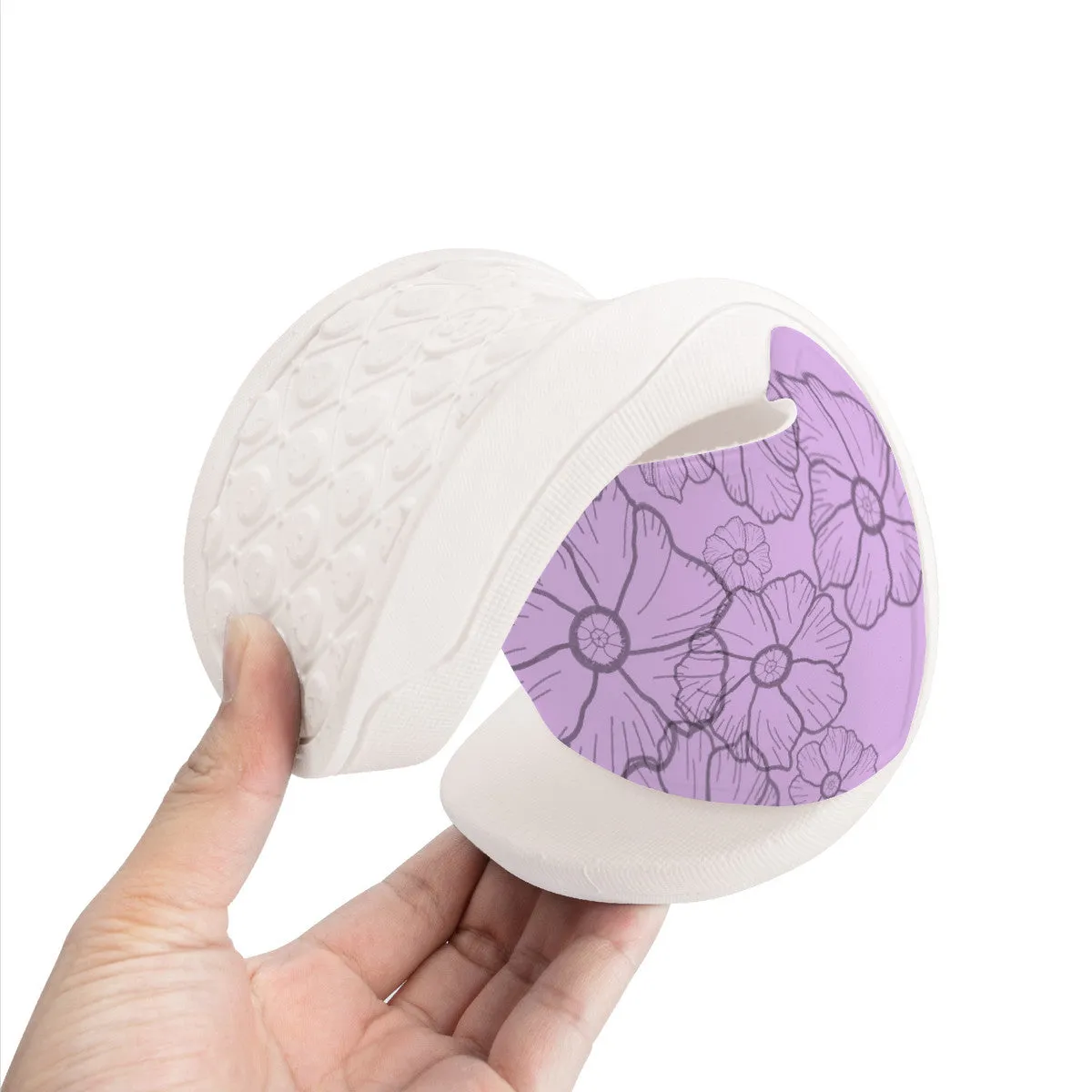 Pillow Slippers - Purple Sandals for Men and Women